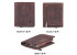 HIDE & SKIN Manchester Genuine Leather Wallet with Detachable Card Case for Men (Crazy Brown)